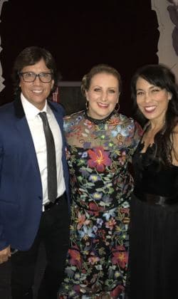 Fred with Mandy and Sarah at the world choreography awards