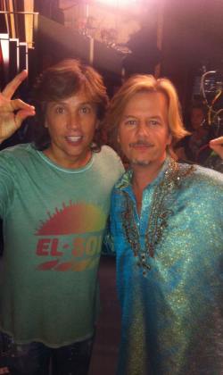 Fred with David Spade