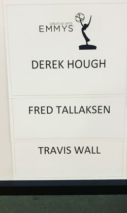 Emmy awards dressing room