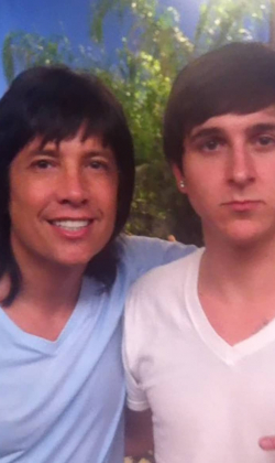 Fred with Mitchel Musso