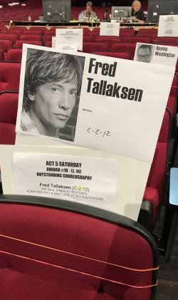 Fred's Emmy seat