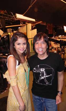 choreographing Selena Gomez